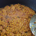 El cooksnap de carlos cuando hizo Arroz meloso con setas y ternera.
