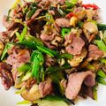 吳少 的 鴨賞：蒜苗鴨賞 cooksnap