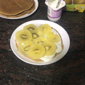 El cooksnap de Mavi cuando hizo Tortita de avena con kiwi.