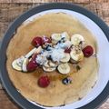 Audry 's cooksnap of when they made Fourth of July Crêpes.
