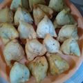 Kiran Amit Singh Rana's cooksnap of when they made Samosa.