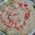 Asma Faryal Khan's cooksnap of when they made Russian salad.