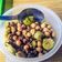 El cooksnap de Ingrid Stein cuando hizo Coles de bruselas con garbanzos.