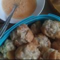 Cooksnap Ani Delighted semasa beliau membuat Tauhu Bergedil.