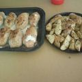 El cooksnap de Marysel Correa cuando hizo Pechuga rellena con papas picantes.