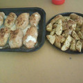 El cooksnap de Marysel Correa cuando hizo Pechuga rellena con papas picantes.