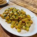 Kanaaneko 's cooksnap of when they made Batata harra - Lebanese spicy potato.