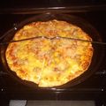 Linda's cooksnap of when they made Garlic pizza.
