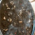 El cooksnap de Tamara Ferreira cuando hizo Arroz negro con calamares y gambas.