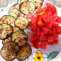 El cooksnap de Evita cuando hizo Berenjenas a la plancha con orégano.