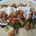 El cooksnap de soycrisniki cuando hizo Kebab de pollo con arroz frito y salsa blanca sin yogur.