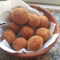 El cooksnap de rocio cuando hizo Croquetas de arroz y verduras rellenas.