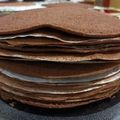 El cooksnap de LORENA YANINA cuando hizo Ganache de chocolate para decorar y rellenar.