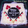 Cooksnap dari Via Vie (Dapur Bunda) untuk resep Rainbow cake (bolu pelangi)