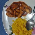 El cooksnap de Ana Daniela Gutierrez cuando hizo Pechuga de pollo en salsa 🐥.