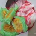 Cooksnap dari Ummu Faqih Hamzah untuk resep Es pisang ijo (lembut)