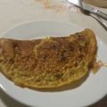 El cooksnap de soledad ortiz cuando hizo Omelette de jamón y queso.