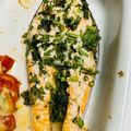 貓貓貓貓領導廚房 的 無油煙料理《蒜香奶油烤鮭魚》 cooksnap