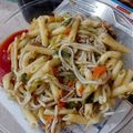 Fatima Butt's cooksnap of when they made Macaroni with Chicken and pasta😋.