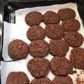 El cooksnap de Camila Yañez cuando hizo Galletitas americanas (comunes y de chocolate).