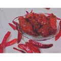 pinky makhija का कुकस्नैप जब उन्होंने लाल मिर्च का अचार (lal mirch ka achar recipe in Hindi) बनाया था।