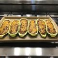 suzeeque's cooksnap of when they made Baby’s Zuchinni Boats.