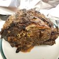 Chris's cooksnap of when they made Easy Christmas 🎄 Prime Rib 🦴.