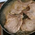El cooksnap de Pacojo Trujillo cuando hizo Chuleta de cerdo en salsa de mango.