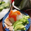 Cooksnap của Pé Ngốc khi họ làm theo món Bánh giò trứng cút
