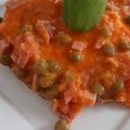 El cooksnap de Ale Bailarina cuando hizo Huevos motuleños.