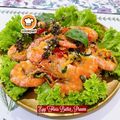 Cooksnap Mahadiah semasa beliau membuat Egg Floss Butter Prawn.