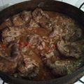 El cooksnap de Marcelo cuando hizo Ossobuco braseado al vino tinto y puré cremoso.