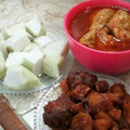 Cooksnap dari Fatimah Djarkasih untuk resep Lontong opor ayam merah komplit (menu lebaran) O•O