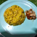Madhuri Watekar's cooksnap of when they made मुगाची पौष्टिक खिचडी (moogachi khichadi recipe in marathi).