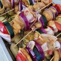 Margit Soborné Horváth Cooksnap-ja, amikor elkészítette a(z) Sütőben sült csirkemell saslik receptet.