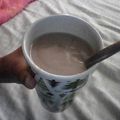 El cooksnap de Gris MonSa cuando hizo Atole de guayaba (con masa).