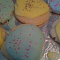 Heather Cochran's cooksnap of when they made Grandma's Sugar Cookies and Frosting.