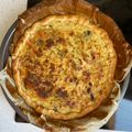 El cooksnap de Maria Sanchez Guzman cuando hizo Quiche lorraine de puerro, champiñón y bacon 🥮🥓🥬.