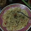 Cooksnap dari Rani Nur untuk resep Simple Smoked Beef Angel Hair (Spaghetti) Carbonara