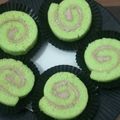 Cooksnap dari Riesna CPS untuk resep Roll Cake Pandan Coklat