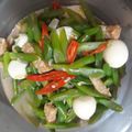 Cooksnap dari astri utami untuk resep Buncis Telur Puyuh Bumbu Belacan