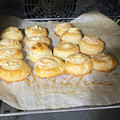 El cooksnap de Noelia Domínguez Costa cuando hizo Rollitos de salmón con queso Philadelphia.