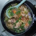 Cooksnap Nurrifhan Naser semasa beliau membuat Sup Ayam Simple.