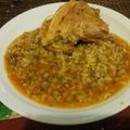 El cooksnap de Melisa Dominguez cuando hizo Arroz amarillo con pollo.