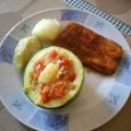 El cooksnap de patriciairenes cuando hizo Calabacines rellenos de quinoa y verduritas.