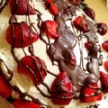 El cooksnap de Camii Diaz Majdanski cuando hizo Selva negra con frutillas 🍰🍓.