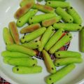 Cooksnap dari Mamagecha untuk resep 🐛Cookies ulat 🐛 (panggang teflon)