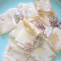 El cooksnap de Cecilia cuando hizo Paccheri con Panceta a la crema de Camembert.