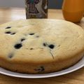 El cooksnap de Debi Feldman cuando hizo Budín vegano de limón y arándanos.
