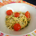 El cooksnap de Fini Bautista Angulo cuando hizo Spaguettis integrales con cherry y parmesano.
